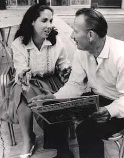 Salli Terri with Roger Wagner