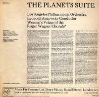 Holst: The Planets - back cover (MFP LP)