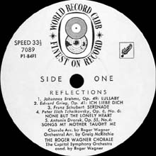 Reflections label 1 (Australia WRC LP)